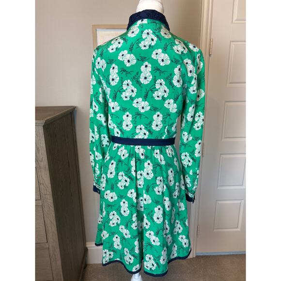 Draper James Green Floral Mini Dress - Picture 12 of 16